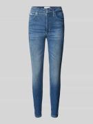 Calvin Klein Jeans Super Skinny Fit Jeans im 5-Pocket-Design in Jeansb...