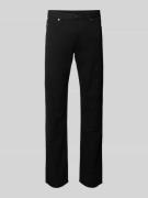 Emporio Armani Regular Fit Hose im 5-Pocket-Design in Black, Größe 31/...