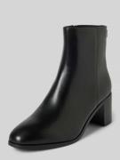 Lauren Ralph Lauren Lederboots mit Blockabsatz Modell 'CASSIE' in Blac...