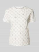 Guess Activewear T-Shirt mit Label-Print Modell 'NOMIE' in Offwhite, G...