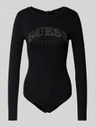 Guess Body mit Label-Strasssteinbesatz Modell 'ALEXANDRA' in Black, Gr...