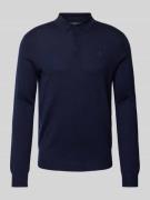 Polo Ralph Lauren Strickpullover mit Polokragen in Marine, Größe S