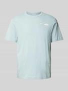 Tom Tailor Regular Style T-Shirt mit Label-Print in Mint, Größe L