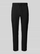 MCNEAL Tapered Fit Stoffhose mit Tunnelzug in Black, Größe M