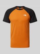 The North Face T-Shirt mit Label-Print Modell 'TANKEN' in Orange, Größ...