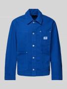 Hugo Blue Hemdjacke mit Eingrifftaschen Modell 'Moltisanti' in Blau, G...