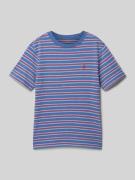 Polo Ralph Lauren Kids T-Shirt mit Logo-Stitching in Rauchblau, Größe ...