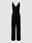 Tommy Hilfiger Jumpsuit mit V-Ausschnitt in Black, Größe M