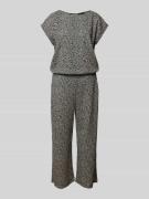 OPUS Jumpsuit mit U-Boot-Ausschnitt Modell 'MELTI SPOT' in Dunkelgruen...