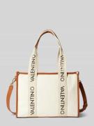 VALENTINO BAGS Handtasche mit Label-Print Modell 'CANDLE' in Cognac, G...