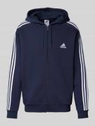 ADIDAS SPORTSWEAR Sweatjacke mit Label-Stitching in Dunkelblau, Größe ...