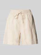 Neo Noir Shorts mit elastischem Bund Modell 'Shea' in Beige, Größe 34