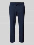 MCNEAL Tapered Fit Stoffhose mit Gesäßtaschen in Marine, Größe L