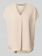 Christian Berg Woman Selection Blusenshirt mit V-Ausschnitt in Sand, G...