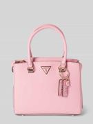 Guess Tote Bag mit Label-Anhänger Modell 'NOELLE' in Pink, Größe 1