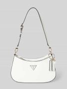 Guess Handtasche mit Label-Anhänger Modell 'NOELLE' in Weiss, Größe 1