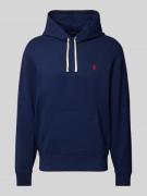 POLO RALPH LAUREN Hoodie mit Label-Stitching in Marine, Größe L