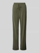 mbyM Straight Leg Stoffhose mit Eingrifftaschen Modell 'Berin' in Khak...