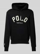 POLO RALPH LAUREN Hoodie mit Kapuze in Black, Größe L