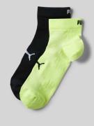 Puma Socken mit Label-Details im 4er-Pack Modell 'SPORT LIGHT QUARTER'...