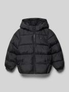 Tommy Hilfiger Kids Steppjacke mit Reißverschluss in Black, Größe 110