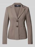 Luisa Cerano Blazer mit Reverskragen in Taupe, Größe 36