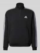 ADIDAS SPORTSWEAR Sweatshirt mit Troyer-Kragen in Black, Größe L