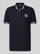 Christian Berg Men Regular Fit Poloshirt mit Motiv-Print in Marine, Gr...