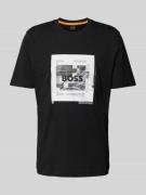 BOSS Orange T-Shirt mit Motiv-Print Modell 'Urban' in Black, Größe L