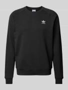 adidas Originals Sweatshirt mit Label-Stitching in Black, Größe L