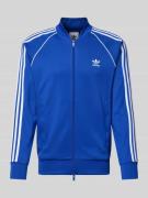 adidas Originals Sweatjacke mit Label-Stitching in Royal, Größe L