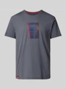 Alpha Industries T-Shirt mit Rundhalsausschnitt in Anthrazit, Größe L