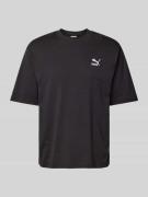 PUMA PERFORMANCE T-Shirt mit Label-Stitching in Black, Größe L