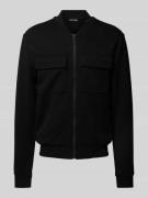 Antony Morato Sweatjacke mit Stehkragen in Black, Größe L