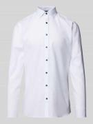 OLYMP No. Six Super Slim Fit Business-Hemd mit Kentkragen in Weiss, Gr...