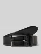 Lloyd Men's Belts Ledergürtel mit Strukturmuster in Black, Größe 100