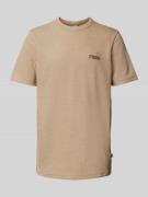 PUMA PERFORMANCE T-Shirt mit Waffelstruktur in Beige, Größe L