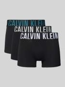 Calvin Klein Underwear Trunks mit elastischem Bund im 3er-Pack in Blac...