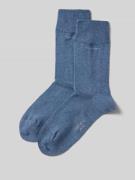 camano Socken im unifarbenen Design im 4er-Pack in Jeansblau Melange, ...