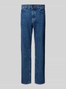 BOSS Relaxed Fit Jeans im 5-Pocket-Design Modell 'Akron' in Jeansblau,...