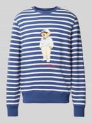 POLO RALPH LAUREN Sweatshirt mit Rundhalsausschnitt in Marine, Größe L