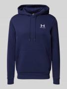 Under Armour Hoodie mit Label-Stitching in Marine, Größe L