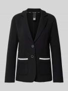 Marc Cain Blazer mit Eingrifftaschen in Black, Größe 34