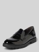 Tamaris Loafer mit elastischen Einsätzen in Black, Größe 38