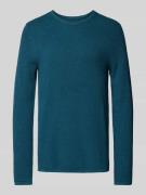 MCNEAL Regular Fit Strickpullover mit Strukturmuster in Petrol Melange...