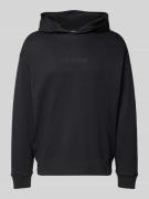 Calvin Klein Underwear Hoodie mit Label-Stitching in Black, Größe M