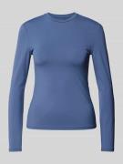 Only Longsleeve mit Rundhalsausschnitt Modell 'LEA' in Rauchblau, Größ...