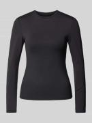 Only Longsleeve mit Rundhalsausschnitt Modell 'LEA' in Black, Größe L