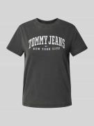 Tommy Jeans T-Shirt mit Rundhalsausschnitt in Black, Größe S