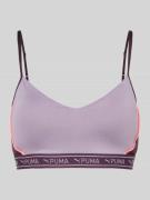 Puma Bustier mit elastischem Logobund Modell 'MOVE STRONG' in Pflaume,...